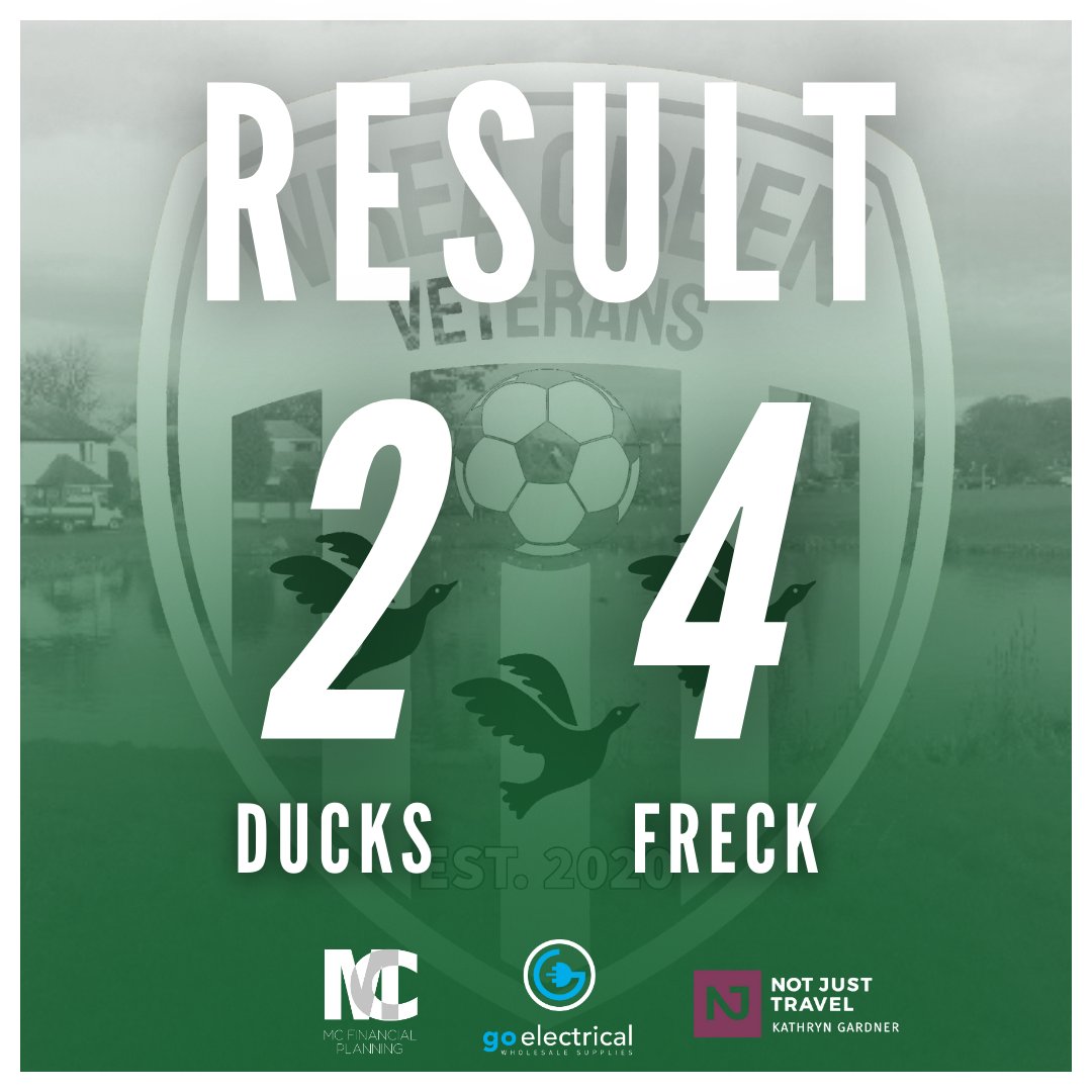 𝗥𝗘𝗦𝗨𝗟𝗧

The lads left everything out on the pitch. Literally, I'm sure there's some lungs and knees out there! Great game as always and some good cardio as per. No chips though so 8/10. 

Thanks <a href="/FreckVets/">Freckleton & Warton Vets</a> for the run out! 🙌🏻

#VERDE