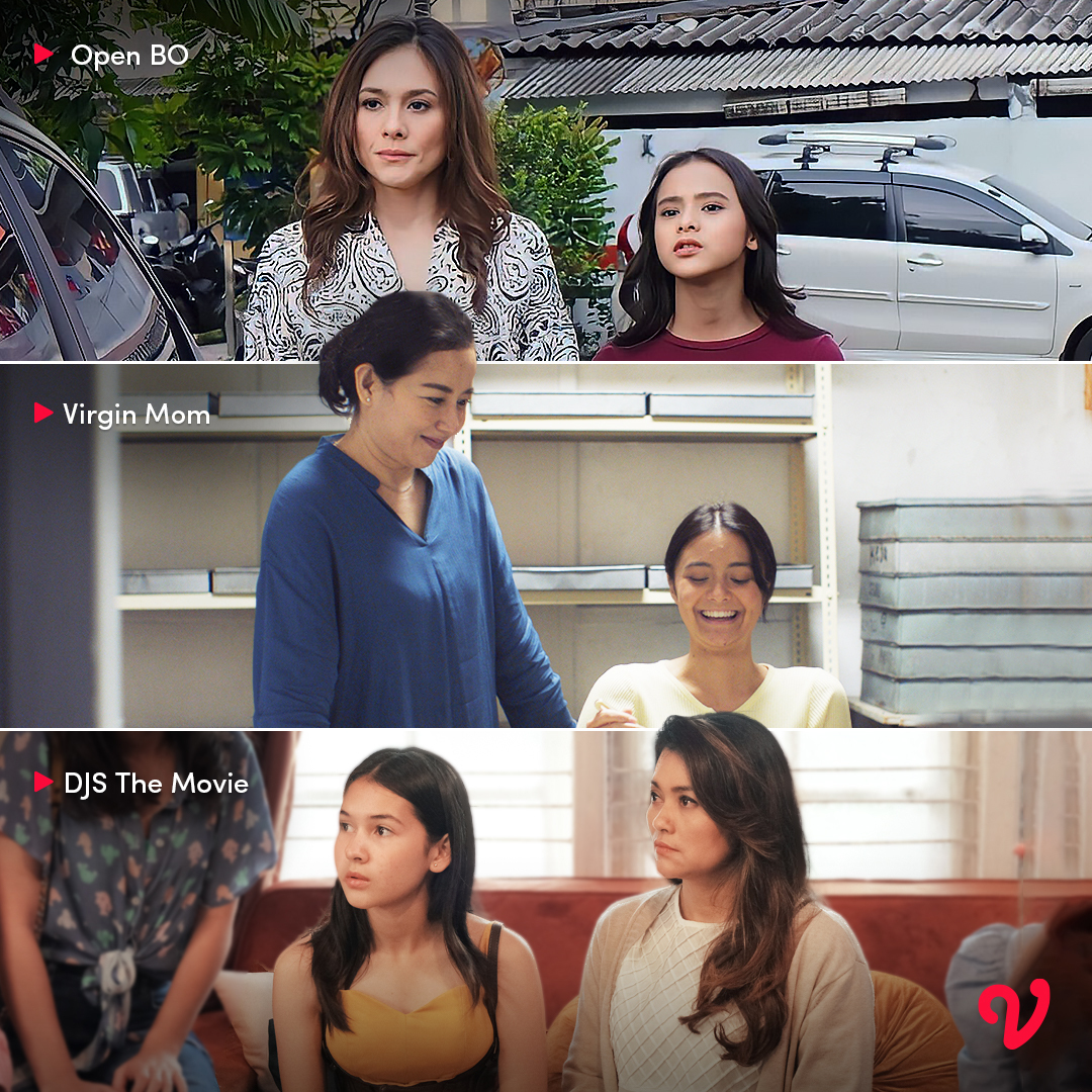 vidio's tweet photo. Emang bener ya, kasih sayang seorang Ibu itu sepanjang masaโค๏ธ
Dari ketiga hubungan Ibu-Anak ini, mana yang paling kamu suka?
#SemuaADaDiVidio #VidioOriginals #OPENBOSERIES #DJSTheMovie #VirginMom https://t.co/aHlsrXDpYV