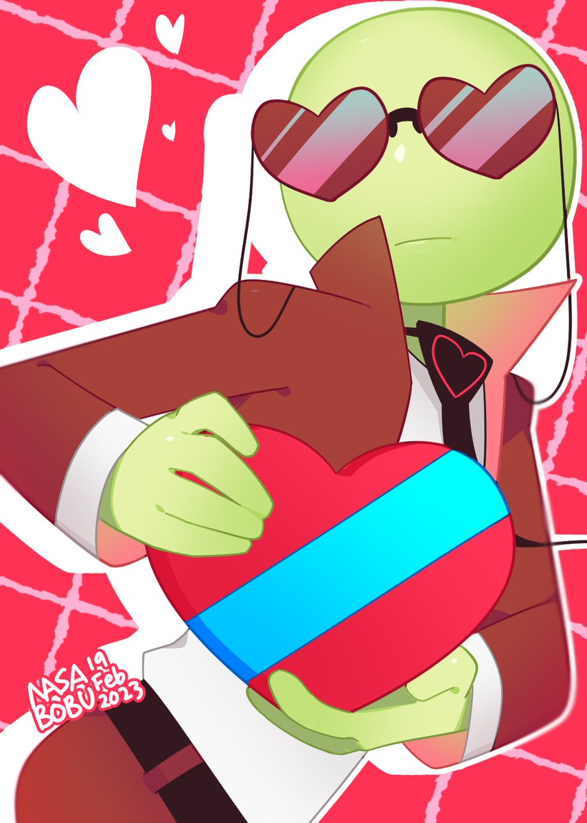 「[OC] Valentine! from Sile and DiveYes, I」|NaBoのイラスト