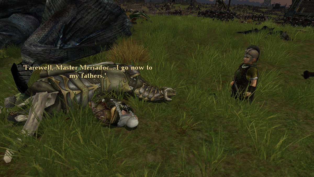 SnugglyFoot's tweet image. (And I couldn't forget to show off my favourite, scene from the books.  Eight years of playing and at last, its melancholy and glory...)