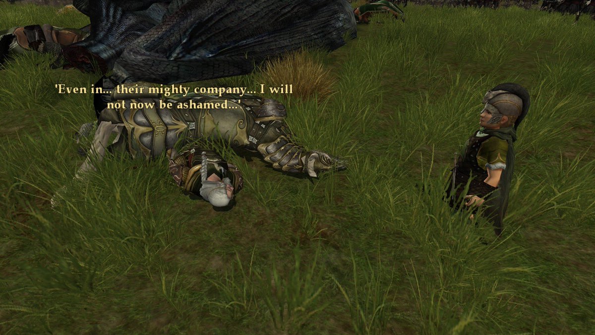 SnugglyFoot's tweet image. (And I couldn't forget to show off my favourite, scene from the books.  Eight years of playing and at last, its melancholy and glory...)