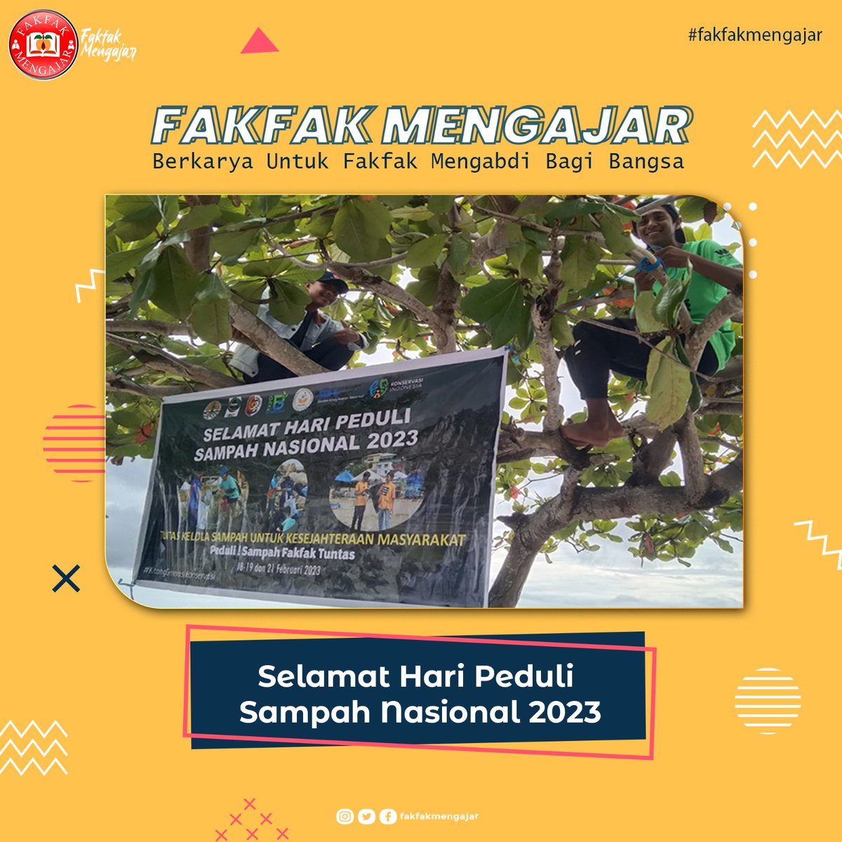 FakfakMengajar's tweet photo. .
Kiranya melalui materi yang disampaikan dapat memberikan edukasi sejak dini bagi generasi muda agar semakin peduli untuk menjaga kebersihan lingkungan sekitar.

#pendidikanlingkungan #yayasankonservasiindonesia #relawan #pendidikan #fakfakmengajar https://t.co/JE99u6nlI0