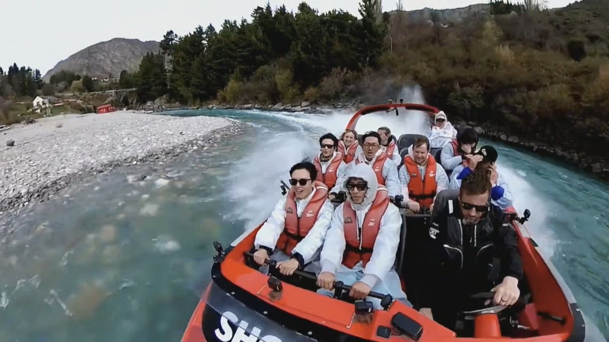 d r a n on Twitter "두 발로 티켓팅, bros on foot (2023) ep 06 📍shotover jet