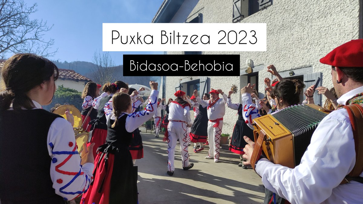 🔵🔴 Hementxe duzue atzo Eraiki dantza taldeak Bidasoa eta Behobia auzoetan barrena egindako Puxka Biltzearen bideoa <a href="/EraikiDantza/">Eraiki Dantza Taldea</a> 

txingudionline.com/puxka-biltzea-…

#TxingudiOnline #Inauteriak #PuxkaBiltzea #LandaInauteriak #EuskalInauteriak