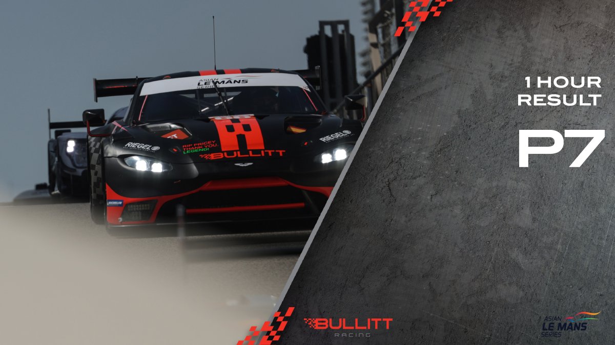 1H - Jacob’s running a fine first stint in Abu Dhabi, up two places initially before dropping back mid-stint. Into the 54s on his race run, as he chases the #21 and prepares for his first stop. 

#AstonMartin | #AMR | #AsianLeMans