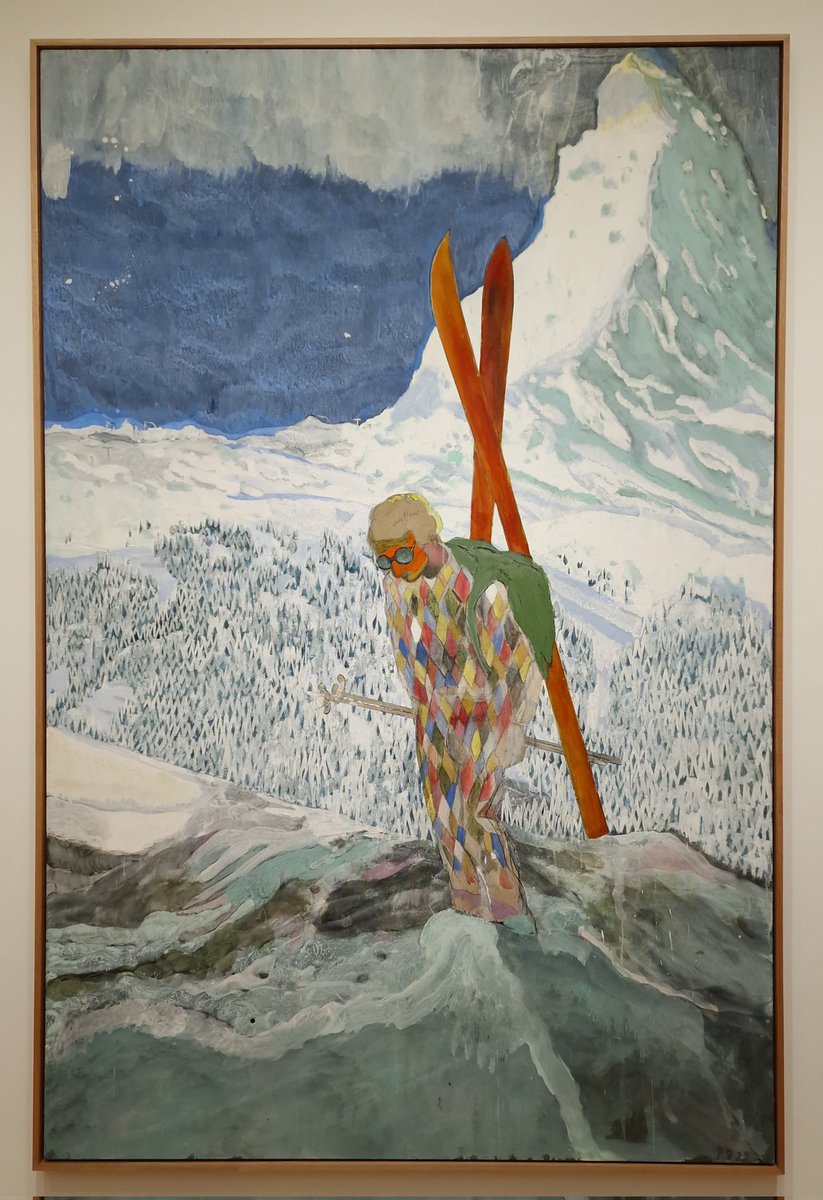 Nick_Mobbs's tweet photo. Peter Doig @TheCourtauld https://t.co/72tqAgQZv3