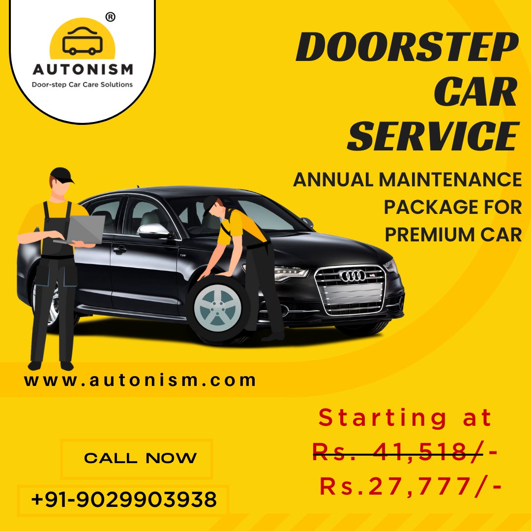 Annual Maintenance Package That Serves All Your Car Needs Right From Servicing To Detailing Plus An Entire Year Long Discounts On Every Assistance You Need.
With Autonism's Annual Maintenance Package Enjoy
#autonism #doorstepcarservicing #carservicingmadesmart #navimumbai #sunday