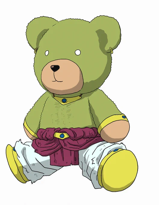 #見た人も無言で緑の何かを上げる 