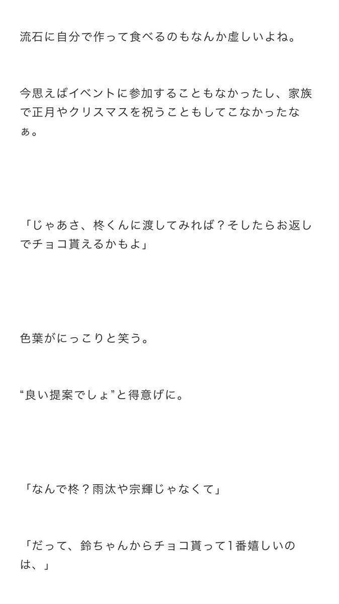 いつも読んでくれている皆様に！

「元姫は日常を満喫しています」
バレンタインのミニストーリー🤍

※本編とは関係nothing
(時系列とかも無関係)

続きもちまちま書いて載せます🍫