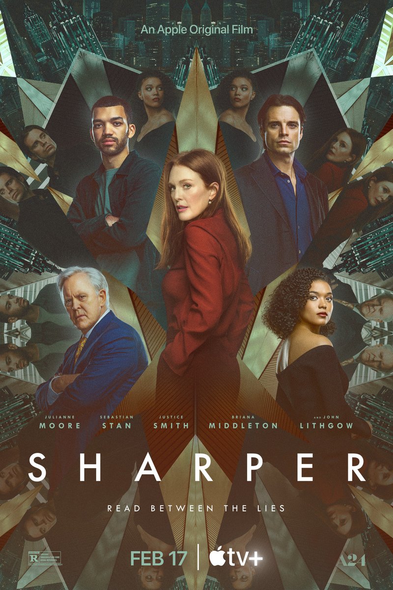 I watched Sharper, with my brother & mother. And i did exactly what @standup4justice said, i didn't search up what it was or watched the trailer. Am super glad i didn't. I loved it lots! The story keeps drawing you in and i couldn't look away. Amazing cast. Y'all should watch it