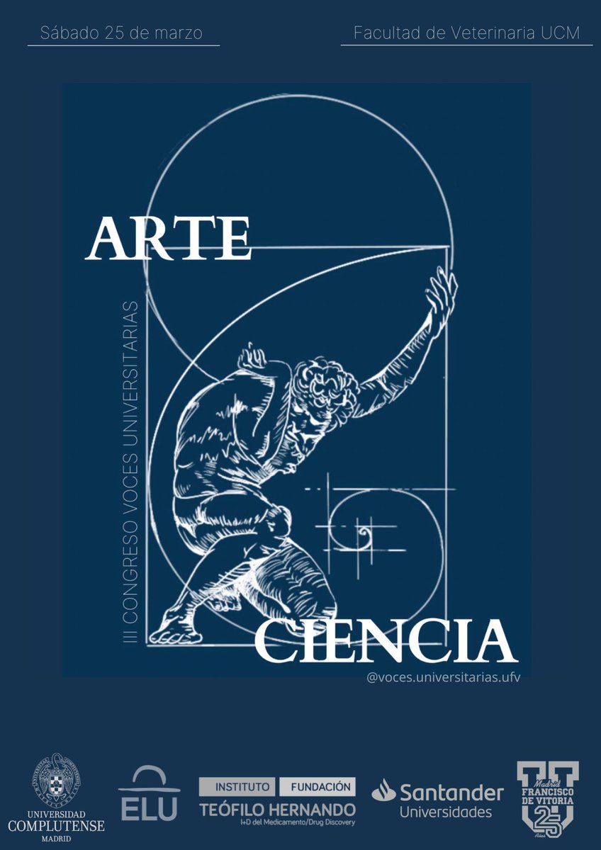 Violeta_GaRo's tweet photo. ¡Hola! ¡Ya es oficial! El próximo sábado 25 de marzo tendrá lugar la III Edición del Congreso Voces Universitarias, esta vez sobre Arte y Ciencia, en la Facultad de Veterinaria de la Universidad Complutense de Madrid👇🏼 https://t.co/rRc4lcWTd2