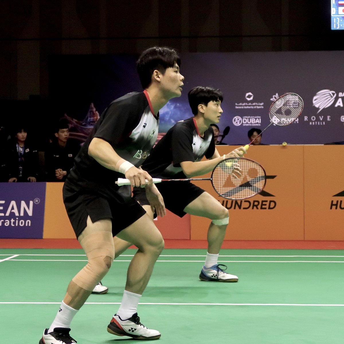 Badminton_Asia's tweet image. Day 6 Badminton Asia Mixed Team Championship 2023: Results Update

Day 6 (Finals): Men’s Doubles (China 2 - 1 Korea) 
He Ji Ting/Zhou Hao Dong 🇨🇳 Kim Won Ho/Na Sung Seung 🇰🇷: 21-19 16-21 17-21 

#Badminton #BadmintonAsia #BAMTC2023