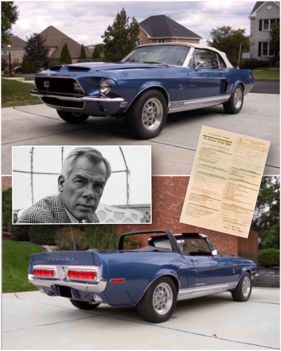 Remembering Lee Marvin, legendary actor, who would have turned 99 today. 

📷 Lee’s Shelby GT500 KR Convertible, which he bought new in 1968, used it as his daily driver for four years, then gave it to his gardener. It survives today in stunning condition. 

#ShelbySunday