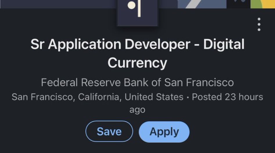 lukebelmar's tweet photo. The Federal Reserve just put out a job application. What do you see? 👀 https://t.co/sIBep4fQs2