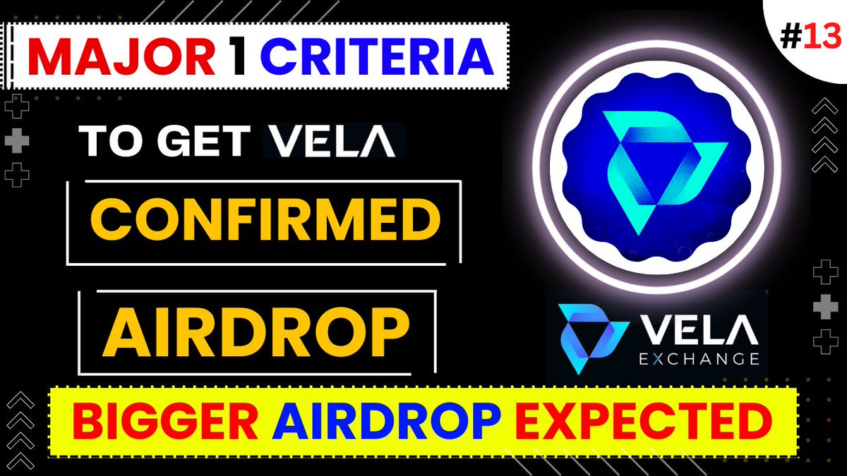 Crypto_Soch's tweet photo. 🎁Guy's Don't miss Today's Video on @vela_exchange Confirmed Airdrop 

🎁$VELA Incentivised Airdrop

✅$Vela Token Already Listed (price 6$)
✅No Investment
✅For both (Mobile + Desktop) User

💎Don't Miss This Opportunity

#vela #airdrop

✅Watch Video👇

https://t.co/M4OOd2nymw https://t.co/RmZavhNG9h
