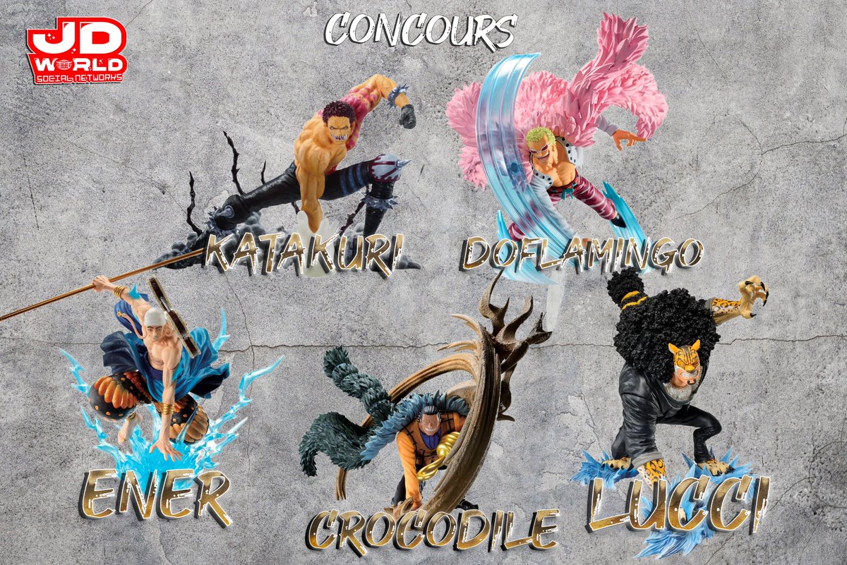 Young Cap | ONE PIECE (@kawamatsu95) on Twitter photo 🎁 CONCOURS ONE PIECE 🎁
Tente de gagner ces 5 figurines des meilleurs antagonistes du manga !
Pour participer :
• RT + FOLLOW <a href="/Kawamatsu95/">Young Cap | ONE PIECE</a> et
@japandealworld
• Mentionne 2 amis
📆 Tirage au sort dans 7 jours (25/02) #ONEPIECE 🎁 CONCOURS ONE PIECE 🎁
Tente de gagner ces 5 figurines des meilleurs antagonistes du manga !
Pour participer :
• RT + FOLLOW <a href="/Kawamatsu95/">Young Cap | ONE PIECE</a> et
@japandealworld
• Mentionne 2 amis
📆 Tirage au sort dans 7 jours (25/02) #ONEPIECE