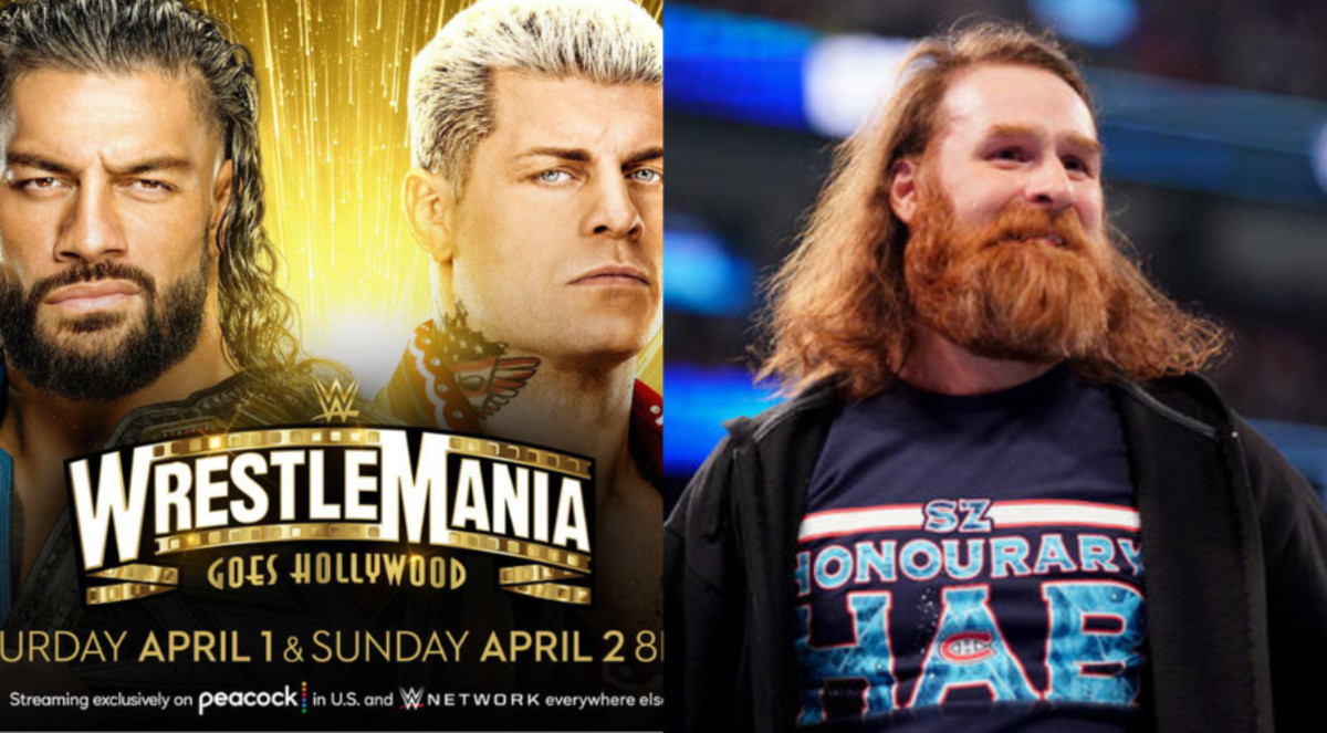 WrestlingNewsCo's tweet photo. WWE has no plans to turn the #WrestleMania main event into a triple threat match https://t.co/r8wqvDyKXV #WWE https://t.co/I4bpmpIxl3