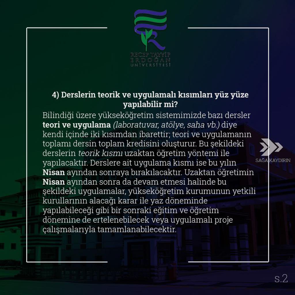 RTEUniversite's tweet photo. Sıkça Sorulan Sorular ve Cevapları..1️⃣ https://t.co/W5DO3KRx2U