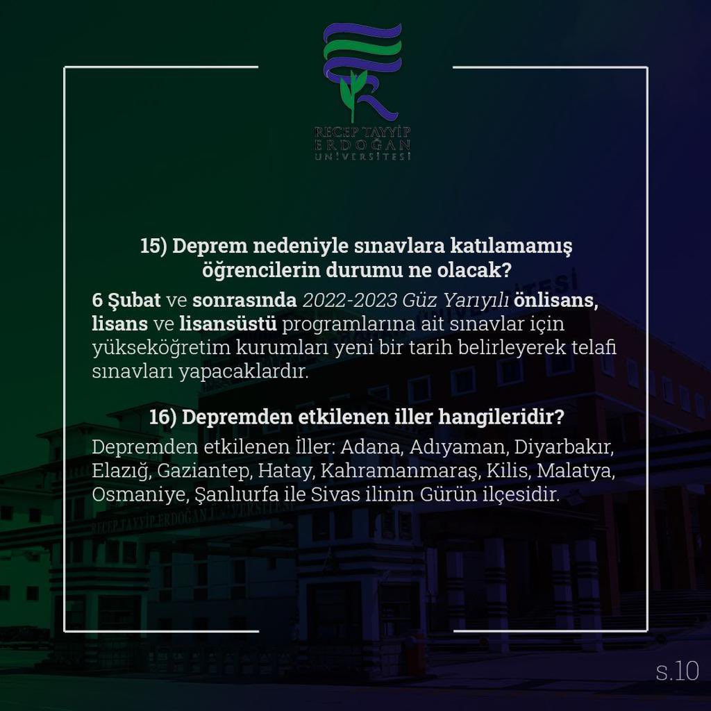 RTEUniversite's tweet photo. Sıkça Sorulan Sorular ve Cevapları..3️⃣ https://t.co/NZAhUVDw3y