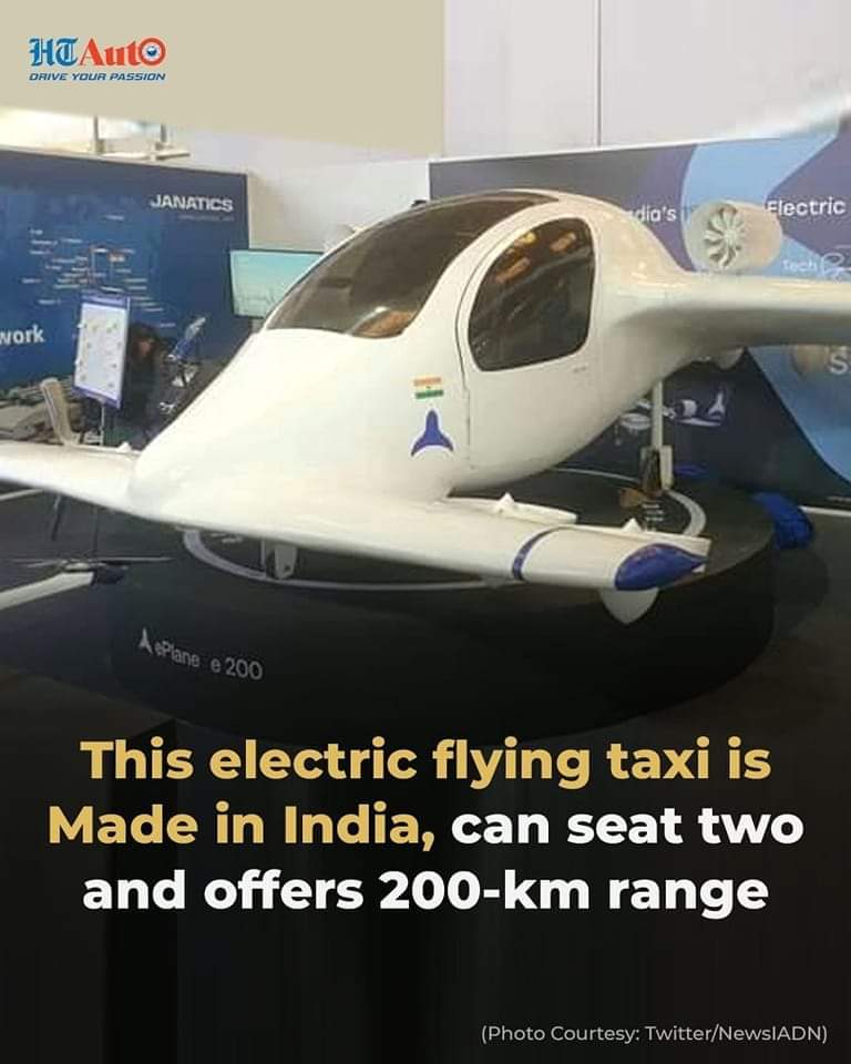 An #IIT #Madras startup has developed an #electric flying taxi prototype which claims it can ferry passengers quicker than even a #helicopter. 

The startup, which was formed back in 2017, showcased the #flyingtaxi #prototype during the #AeroIndia2023 in #Bengaluru this week.