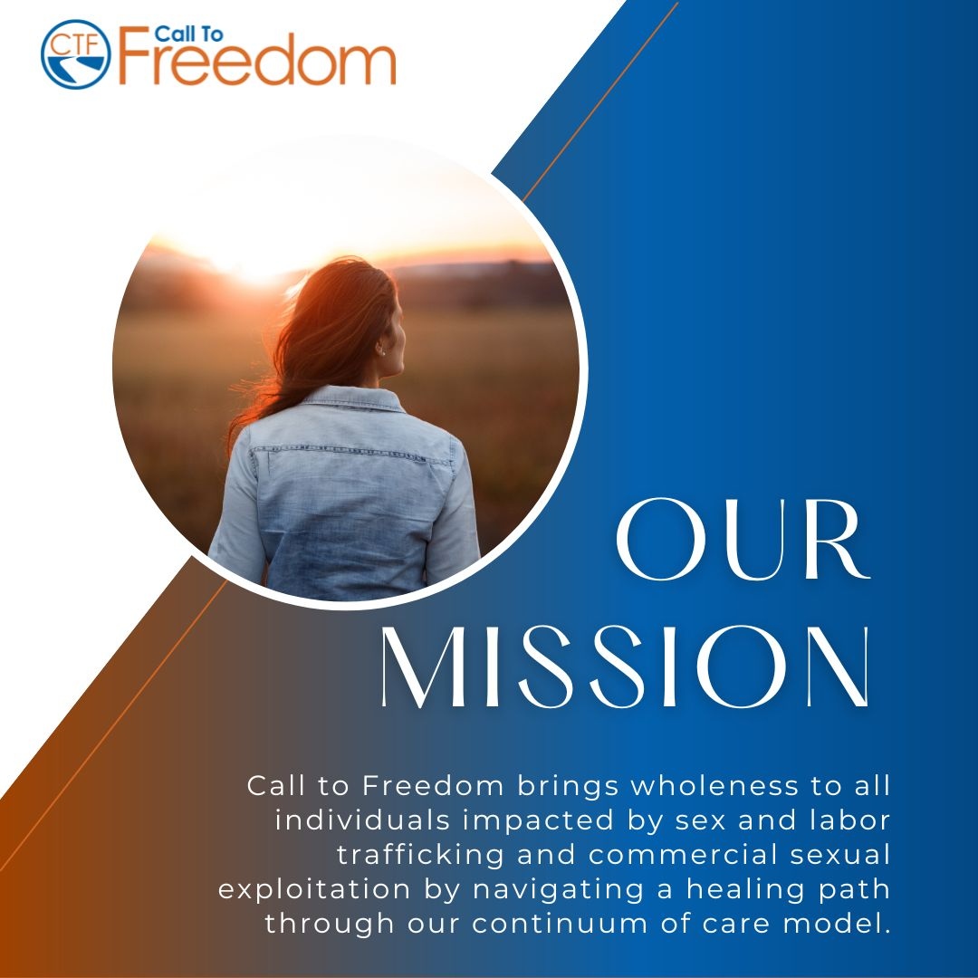 CalltoFreedomsd's tweet image. Our mission is to bring wholeness to all individuals impacted by sex and labor trafficking and commercial sexual exploitation by navigating a healing path through our continuum of care model.

Will you join us?

#calltofreedom #acommunitytoendit #enditmovement