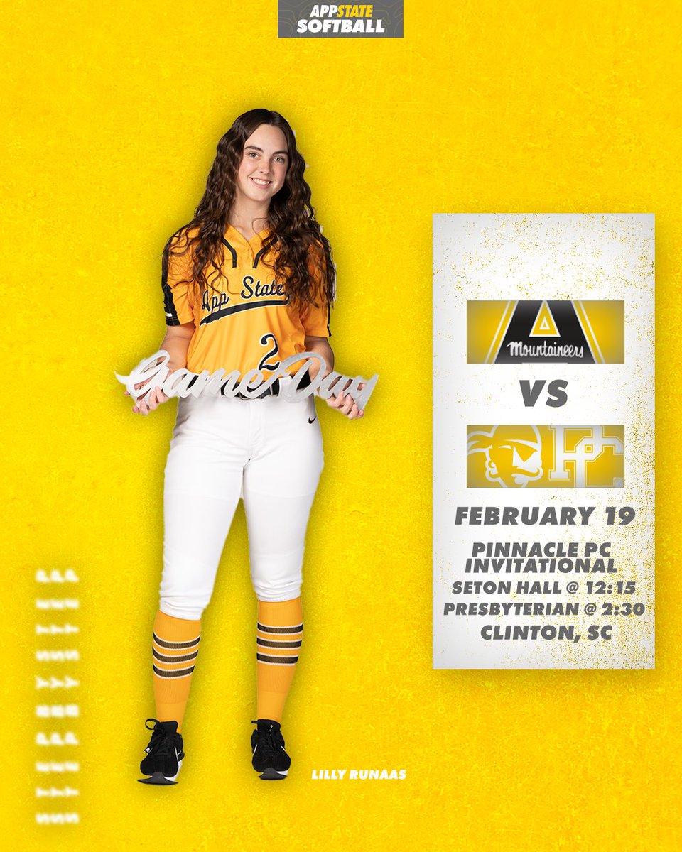 Day 2⃣ of the Pinnacle PC Invitational!

📍 Clinton, S.C.
🏟️ Blue Hose Softball Complex
⏱ 12:15 p.m.
🆚 Seton Hall
⏱ 2:30 p.m.
🆚 Presbyterian
📈 goapp.st/livestatslinks

#StepByStep 👣