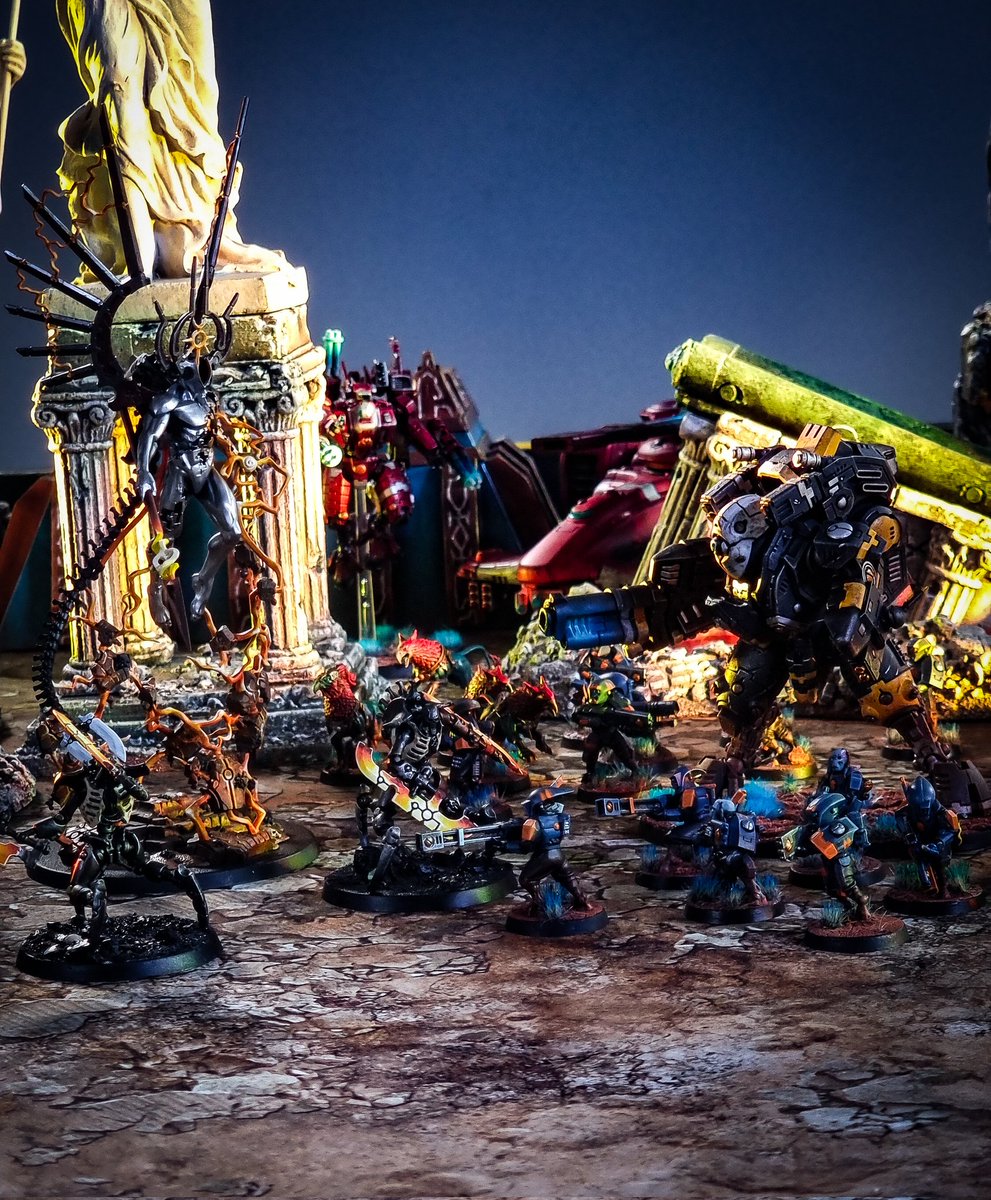 Bon vous vous en doutiez. 
Aujourd'hui c'est le duel fratricide contre mon cher ALLIÉ <a href="/sansushi/">sansushi</a> 

Ça va être complexe il a deux C'tan le coquin.