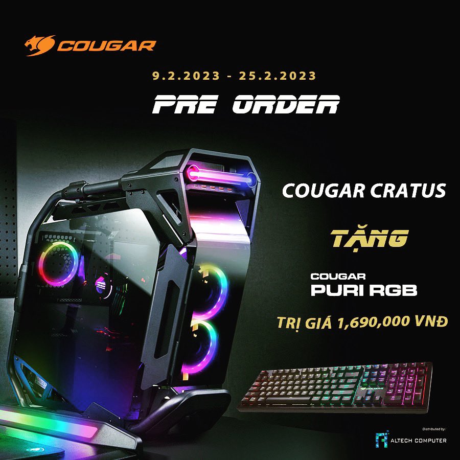 Pre Order Cougar Cratus tại Việt Nam