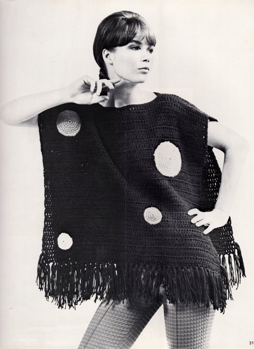 Tabarrocollect1's tweet photo. Good evening😊
Collection item No.B-51
Crocheted Pattern for Poncho
#Poncho
#Crochetedpattern https://t.co/BGTS9GFdnm