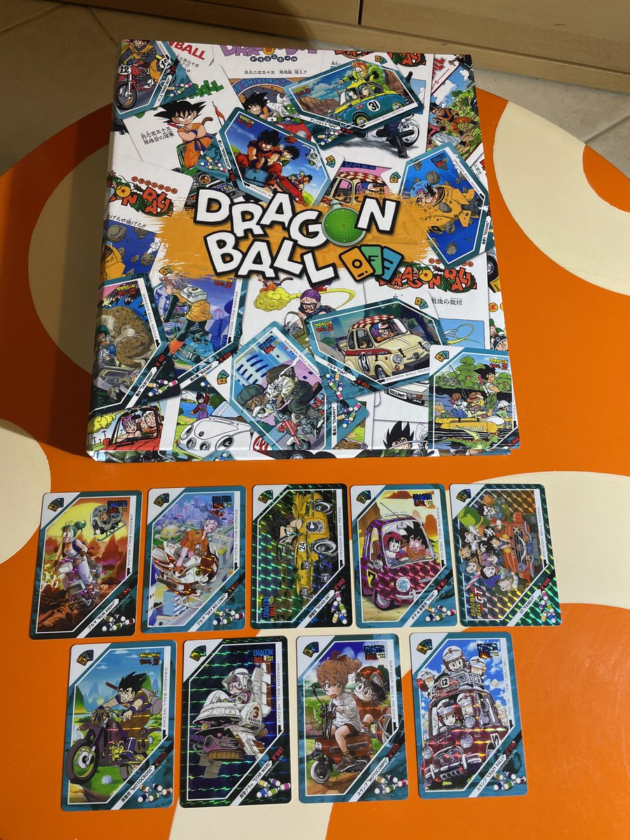 borymat's tweet photo. C’est l’heure de ranger les dernières #OFC #OriginalFanCard dédiées aux #Mecha de #DrabonBall by @FranckyBiToy ❤️✌️ https://t.co/JJmbITZw1E