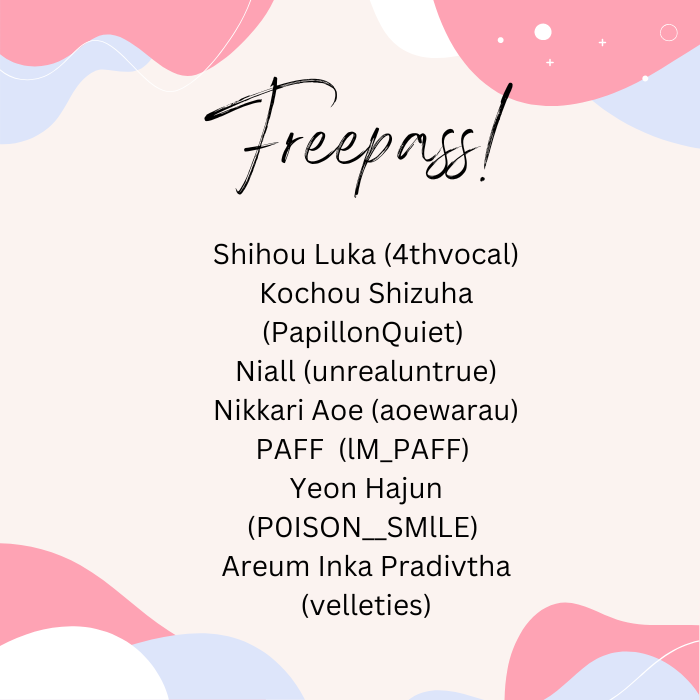 GLX_Archives's tweet image. Bisa cek listnya di sini, ya! Untuk nama yang tertera, silakan claim tiket kalian dan kalian terbebaskan dari misi bulan Februari dan bulan Maret!