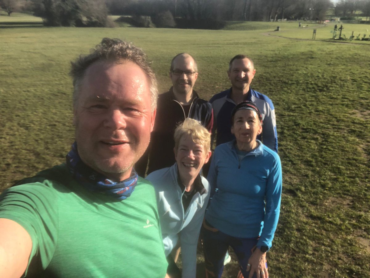 really chatty run this morning exploring some new foot paths