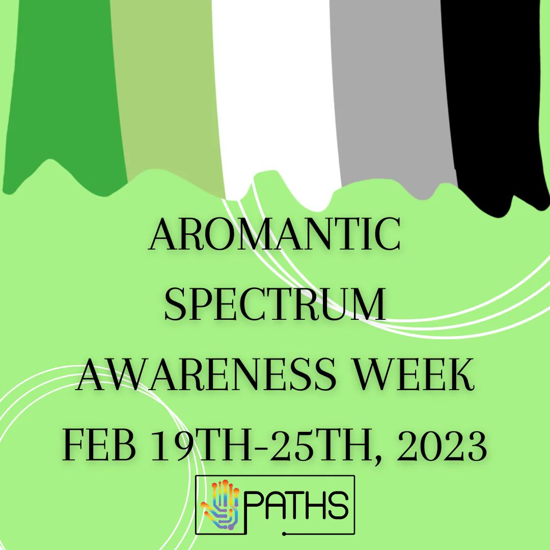 Aromantic Spectrum Awareness Week (ASAW) is meant to spread awareness and acceptance of aromantic spectrum identities and the issues they face, as well as making more people aware of their existence while celebrating it.

Learn more: buff.ly/3jIyMMK