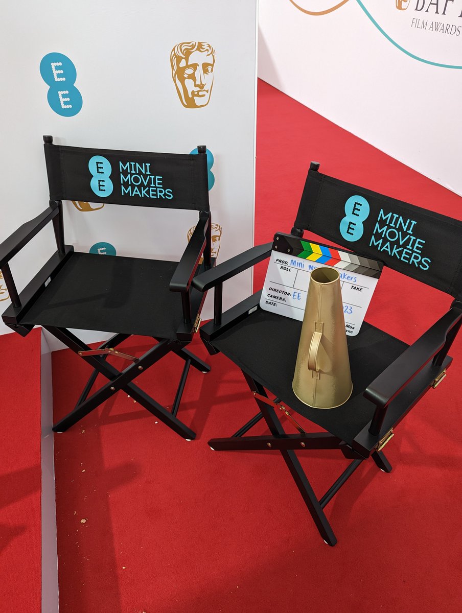 EE's tweet photo. The stage is set for the #EEBAFTAs 2023! We’re officially ready for our red carpet guests 🤩 Follow us on TikTok to see all the action unfold https://t.co/XqeQIMU7pE #CountonEE https://t.co/g8xmFJO7wo