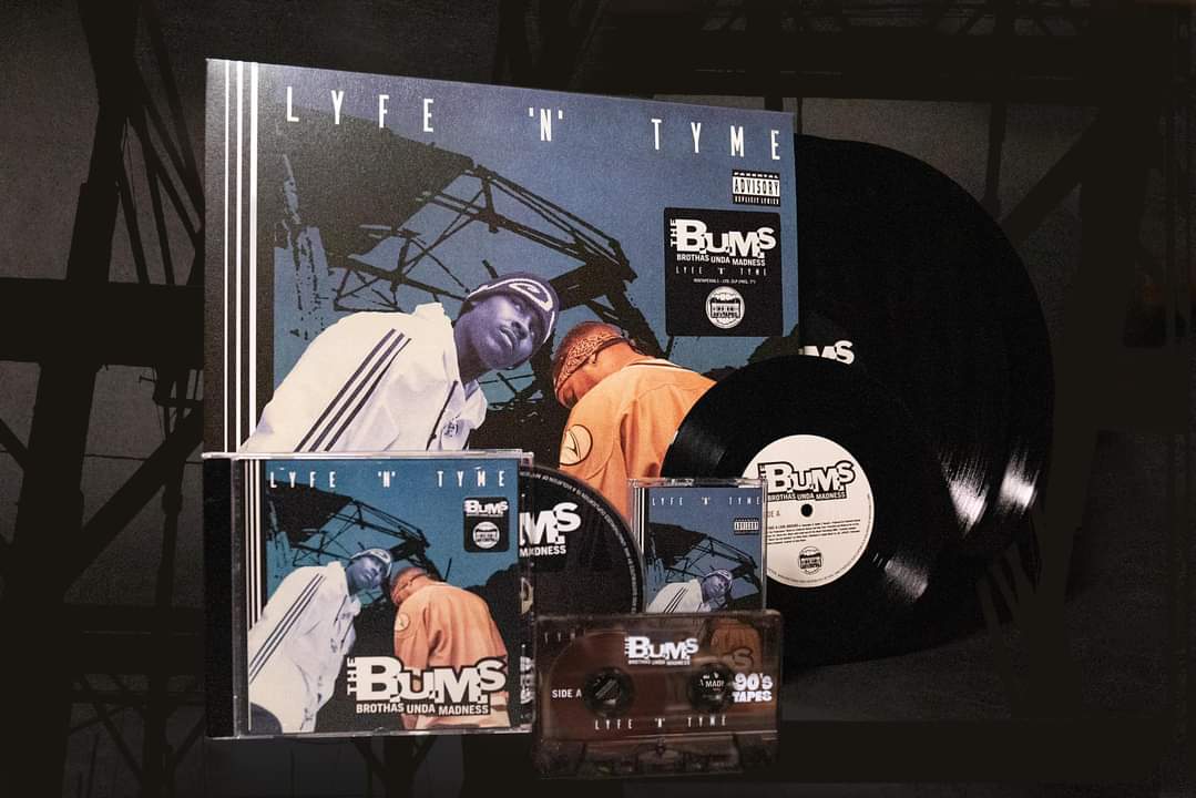 PhatPhillie's tweet photo. Another passion project i help put together for the incredible @90S_TAPES imprint. The B.U.M.S. from Cali @Dwyze55Dwyze &amp; @EvocalistTheRaw originally dropped in 1995 overseen by #SwayandKingTech &amp; now reissued for the 1st time on 2LP, CD &amp; Tape via #90sTapes &amp; @hhvrecords 🔥 https://t.co/zoXx6aEM71