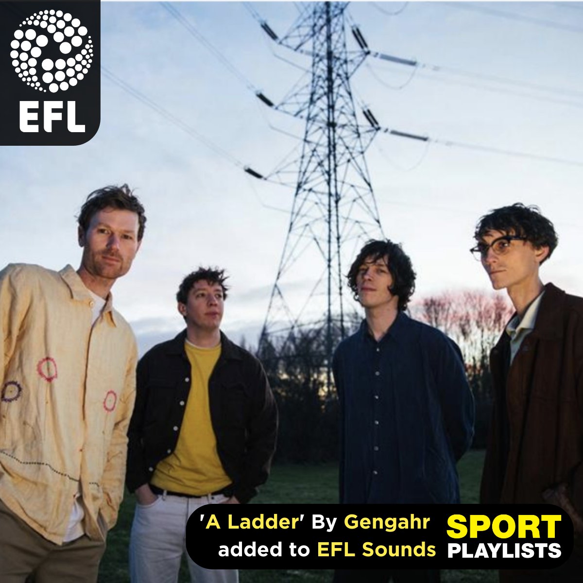 SportPlaylists's tweet image. 'A Ladder' by Gengahr added to the @EFL Sounds Playlist #Gengahr #EFL ⚽️🎶

spoti.fi/3E0IWUp