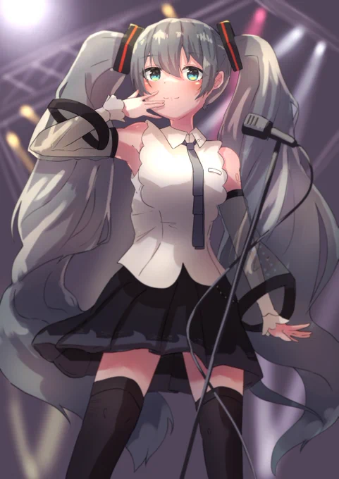ミクさんライブ#初音ミク#illustrations #イラスト 