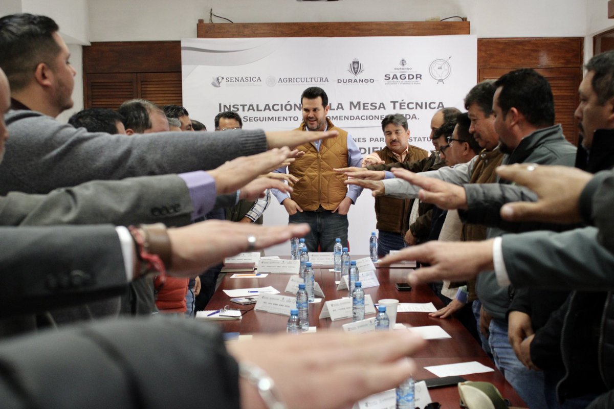 Instalación de la Mesa Técnica para el seguimiento a recomendaciones del Departamento de Agricultura de los Estados Unidos (APHIS-USDA). 

El secretario <a href="/RNavarreteG/">Ricardo Navarrete G.</a> exhortó a los integrantes a trabajar en conjunto para lograr avanzar al siguiente nivel de Estatus Ganadero 🐂