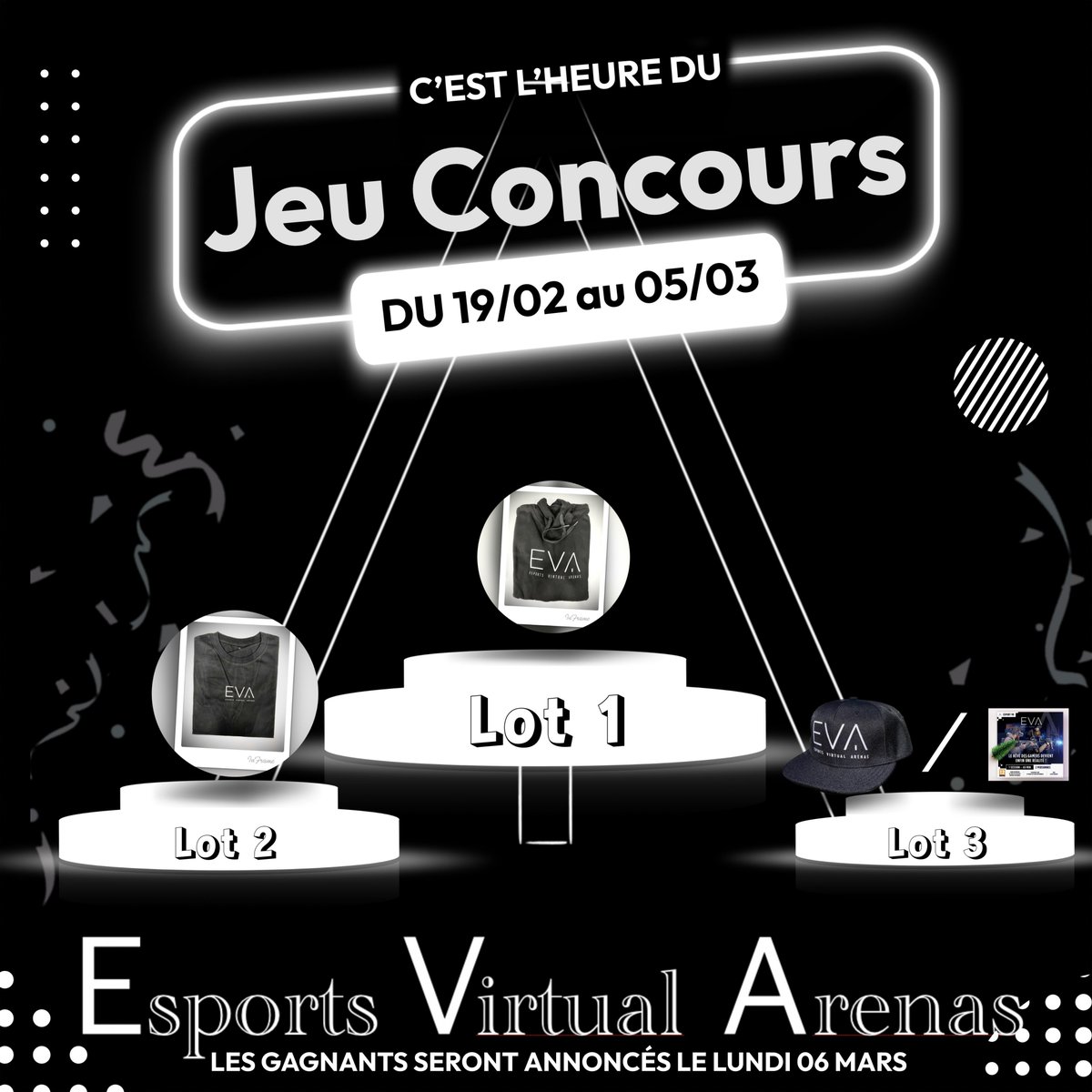 Niivak1's tweet photo. Jeu concours 🎁
Tenter de gagner l’un de ces 3 lots en participant à ce concours ! Pour participer rien de plus simple!👇🏻

► Suivre @niivak1 et @evagg_fr;

► Commenter la publication en mentionnant deux amis;

► Liker et retweeter.

Tirage au sort le Lundi 6 Mars!⏰ https://t.co/2hrDXwEg9v