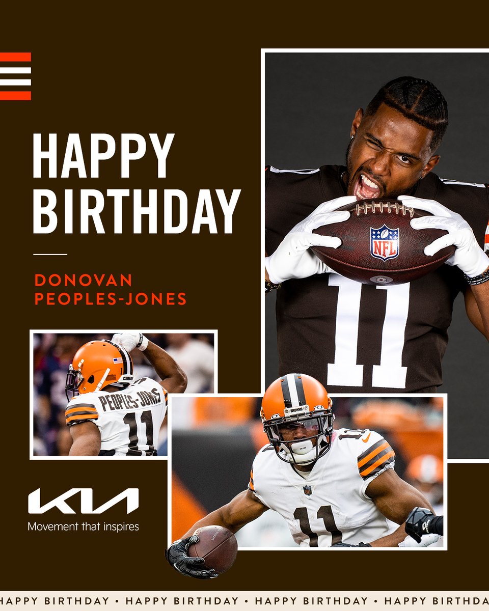Browns's tweet image. RT to send happy birthday vibes to @dpeoplesjones 🥳