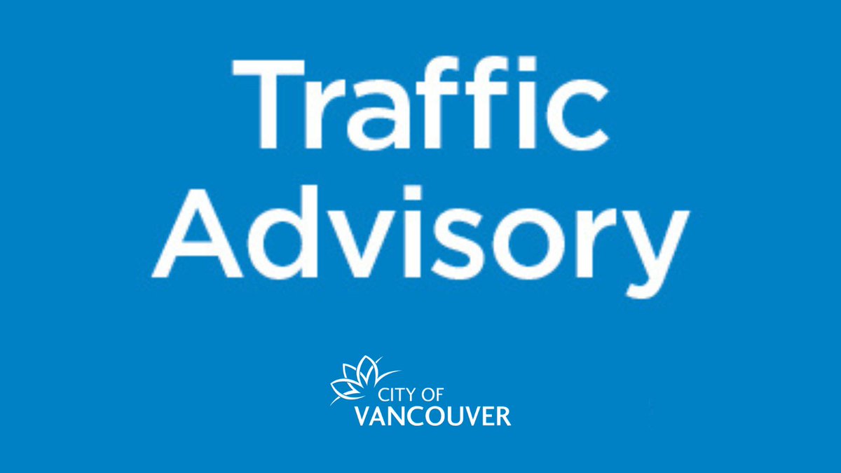 ⚠️ TRAFFIC ALERT: Utility Maintenance - Burrard St from Helmcken - Barclay St

 📍 One lane in each direction on Burrard St from Helmcken St to Barclay St will be retained.

🕛 Sunday 6 am - Monday 6 am

Expect delays and plan ahead

#VanTraffic