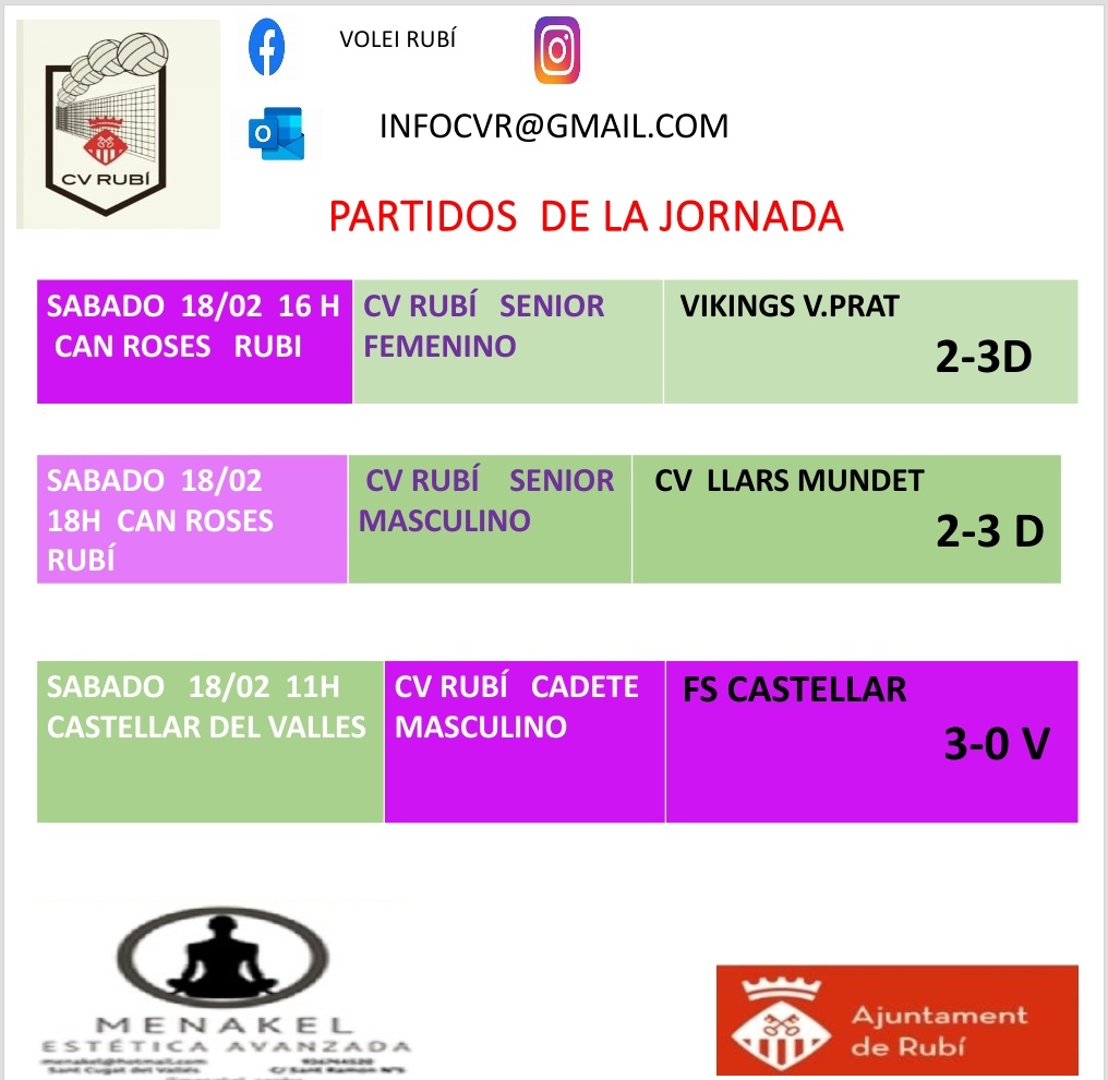 Club Voleibol Rubí tweet media