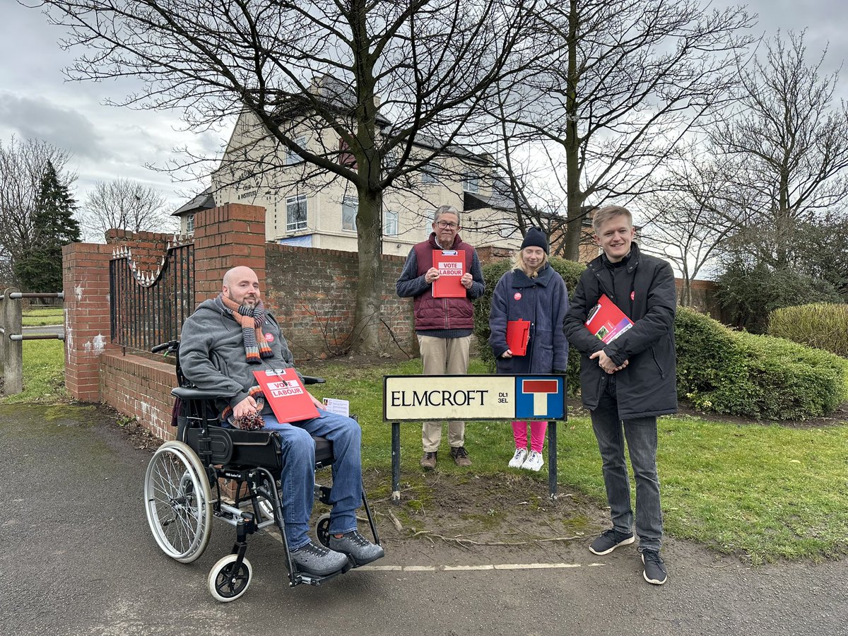 A good morning and early afternoon on the #labourdoorstep in the Brinkburn & Faverdale and Harrogate Hill wards, with plenty of positive responses from residents in different areas of the town #localelections #lovedarlo #Elections2023