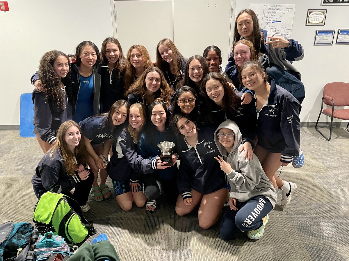 AndoverGSwimDiv's tweet photo. A truly remarkable meet at Easterns this year. Fourth place finish out of 28 teams. 99% of swims were season bests. Three new school records! Next stop: Andover Exeter meet on Wed! https://t.co/mR6SP97vXo