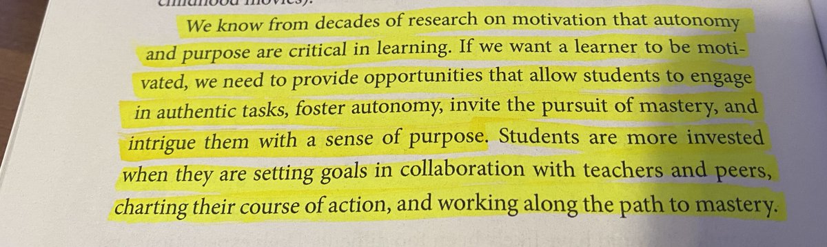 telayaparham's tweet photo. Students need the autonomy to learn just as much as teachers need the autonomy to teach. #MUEdD @DrGeorge_MU @MUSOEleadership @katiemartinedu @MUschoolofEduca https://t.co/WhdmjtsPiK