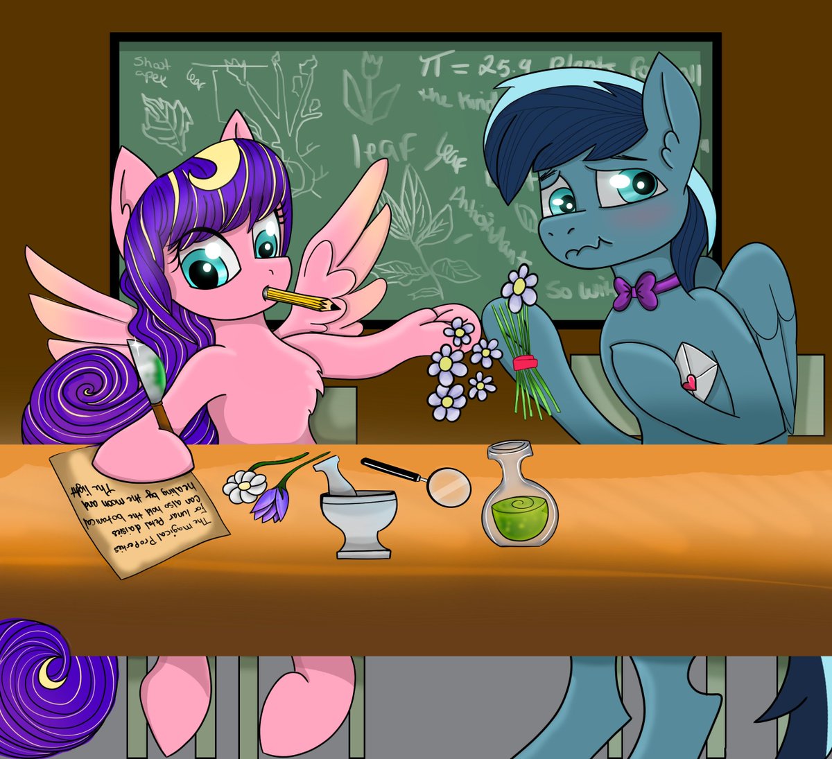 mlpforums's tweet photo. Do you have an issues with getting tied up in your work? Todays OC from @StarsilkMLP does. https://t.co/9Y9CAdGbur