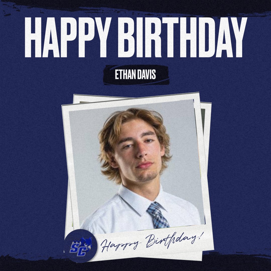 SCSUFB's tweet photo. HBD! ⁦@ethandavis__⁩ 🦉🏈 https://t.co/scW4uYTjQM