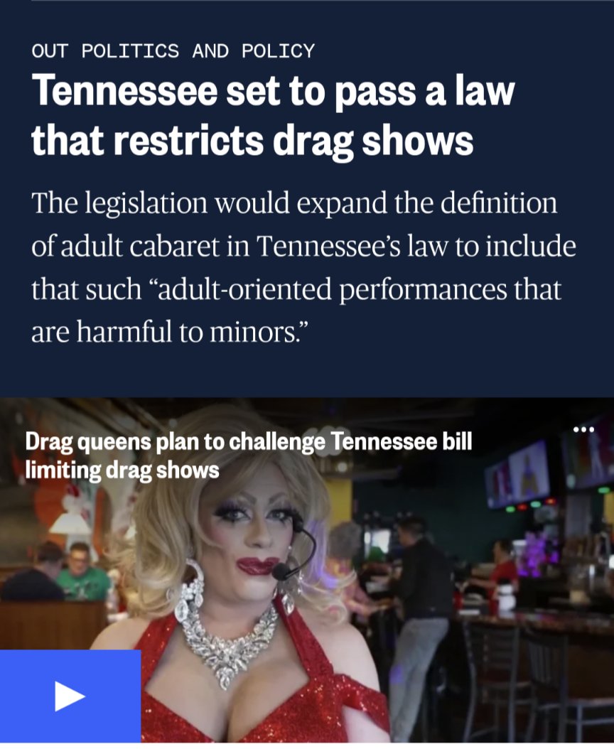 AskAubry 🦝 on Twitter "Tennessee GOP banning drag shows because it's