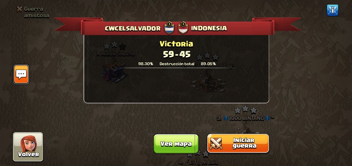 Selección Salvadoreña de CoC (@selecelsalvador) on Twitter photo Cwc División oficial ✅
Una victoria más en <a href="/ClashWorldCup/">Clash World Cup</a>. Nuestros chicos hicieron lo posible para sumar de 3 🇸🇻🫡 Cwc División oficial ✅
Una victoria más en <a href="/ClashWorldCup/">Clash World Cup</a>. Nuestros chicos hicieron lo posible para sumar de 3 🇸🇻🫡