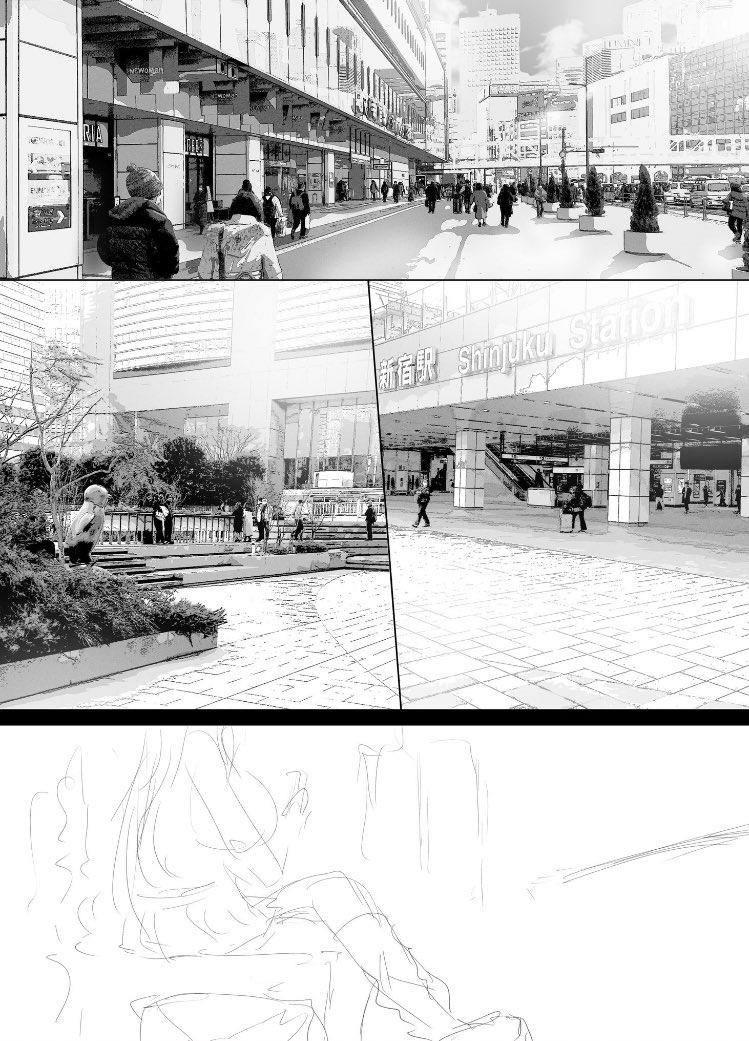 次回の新作で自分達で取材撮影してきた資料から背景を手探り中。
次回作は夏日の新キャラで"なんか少しリアルにありそうな、あったらいいな、シンプルな"汗だくなエロいパパ活中出しものです。取材写真は軽く1500枚超えました笑 